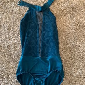 Premiere collection by Bodywrappers teal leotard